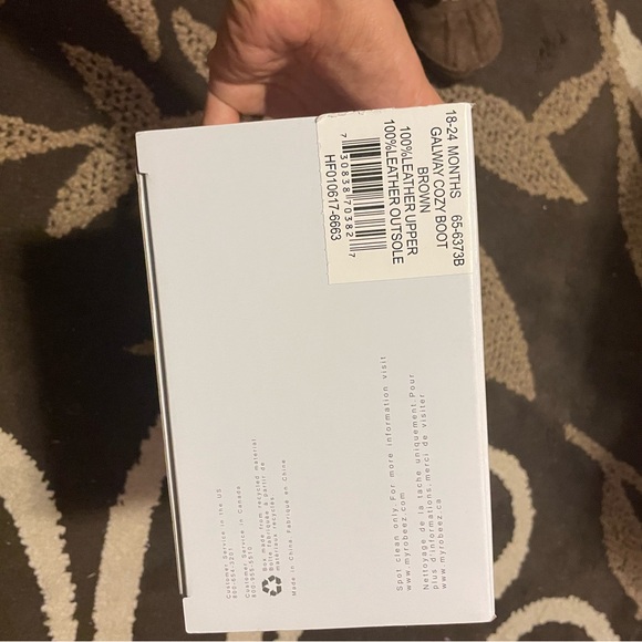 Robeez Galway Cozy Brown Boots 18-24months - Picture 4 of 5